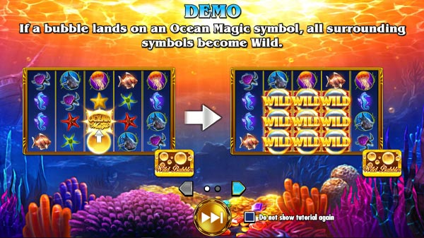 Ocean Magic Slot Machine Features