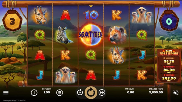 Serengeti Kings Slot Online